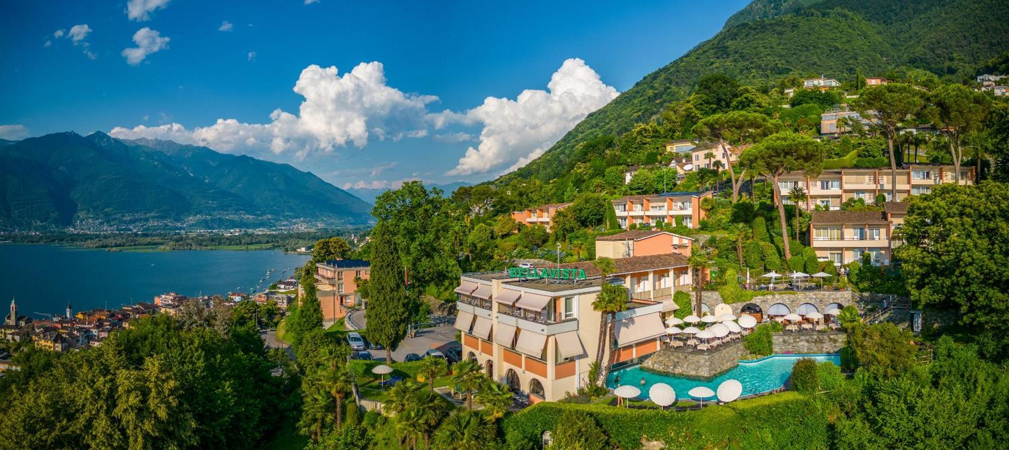 Bellavista Swiss Quality Hotel Gambarogno Bagian luar foto