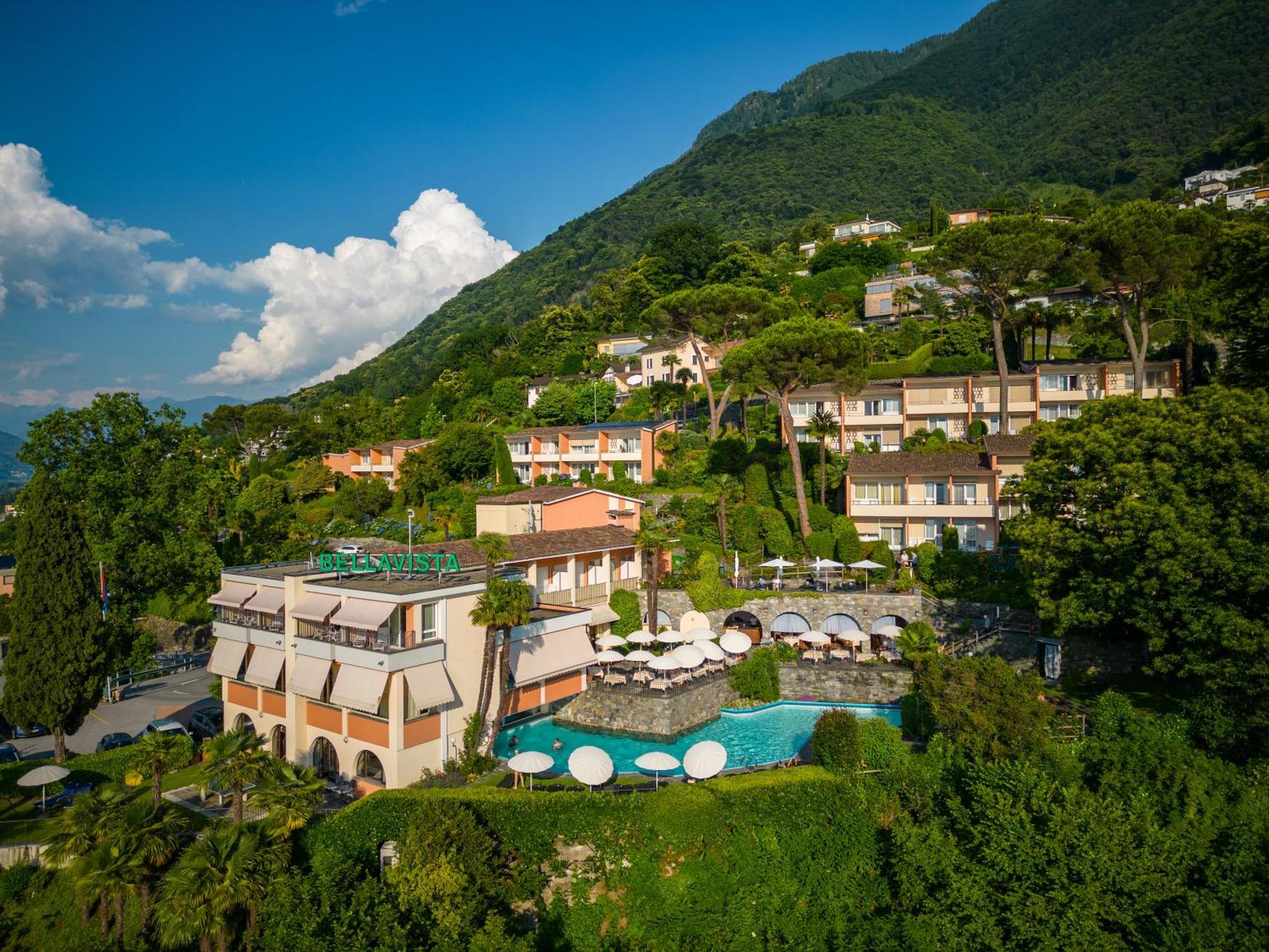Bellavista Swiss Quality Hotel Gambarogno Bagian luar foto