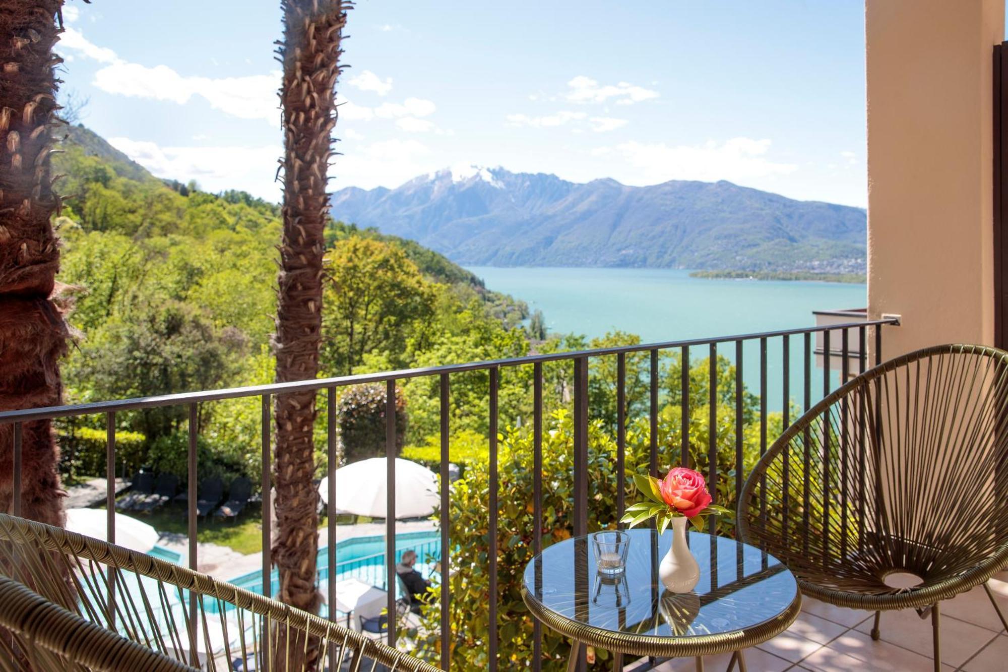 Bellavista Swiss Quality Hotel Gambarogno Bagian luar foto